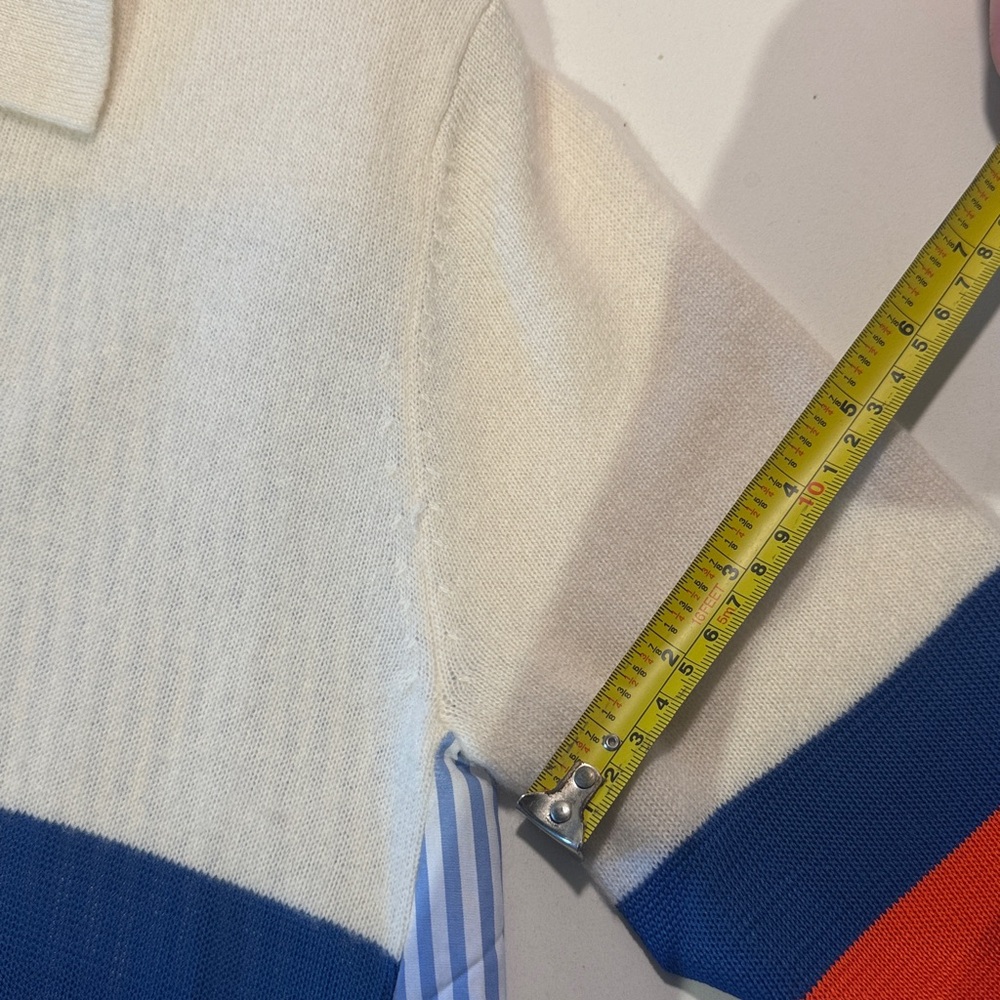 KULE Cream Sweater with Vibrant Stripes - Picture 5 of 5